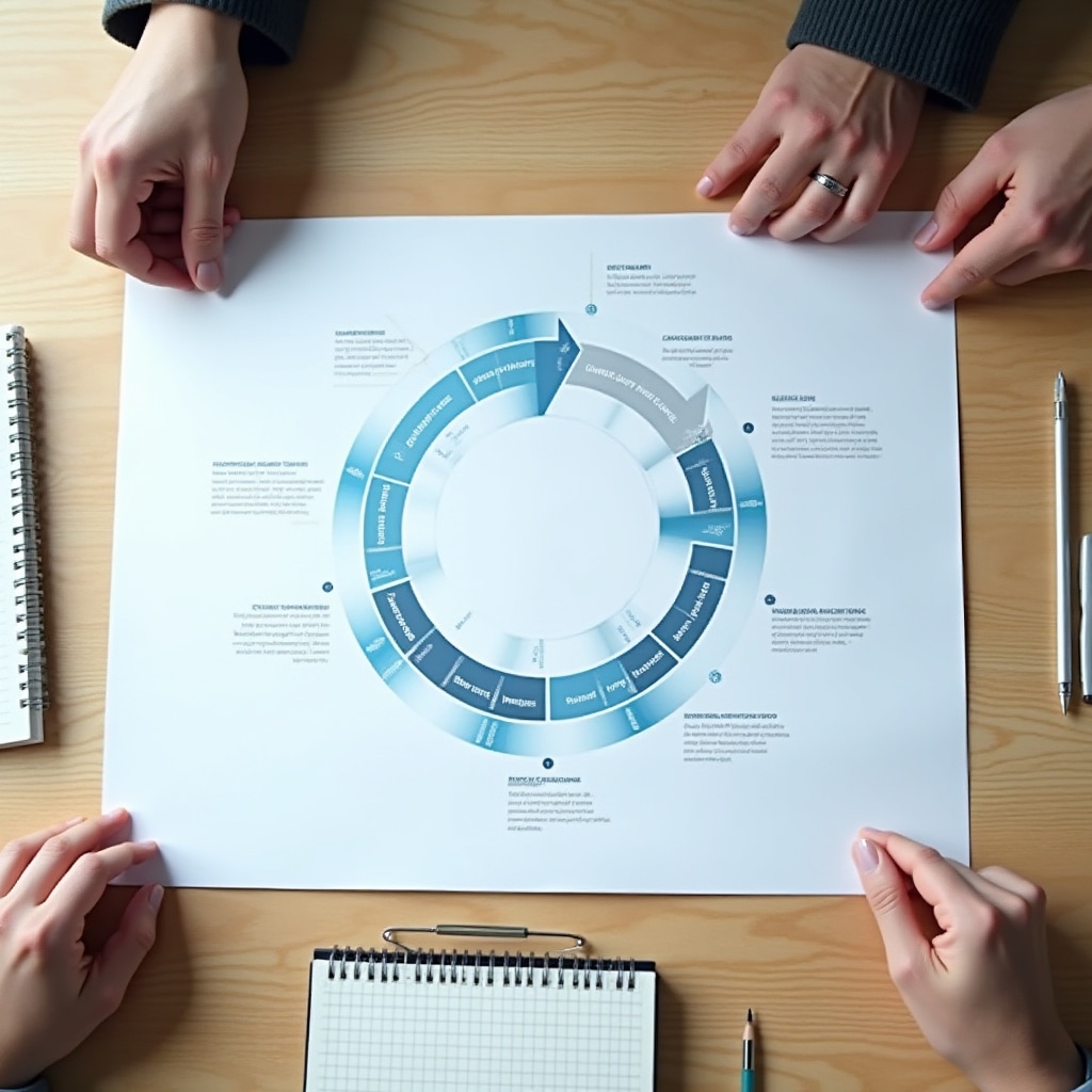 Infographic style diagram showing the flow of capital in a crowdlending structure with arrows and nodes